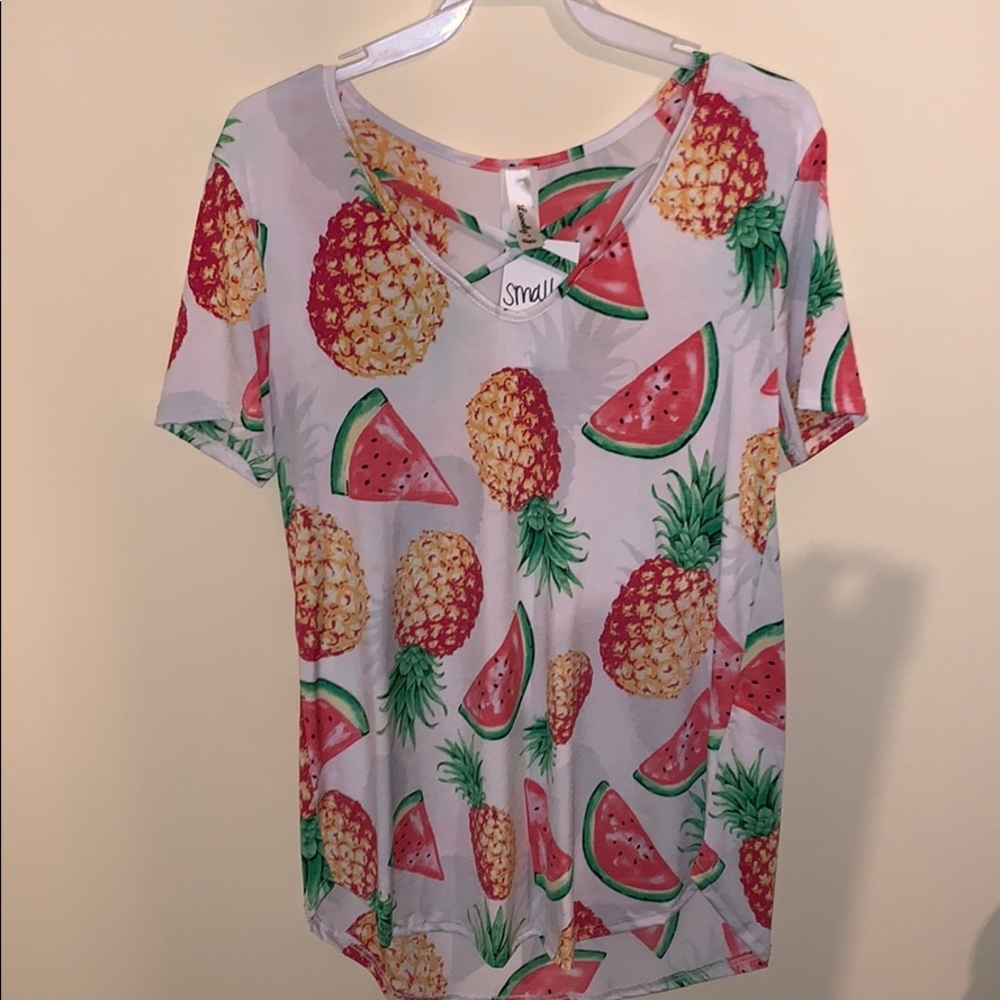 Fruit Print Shirt